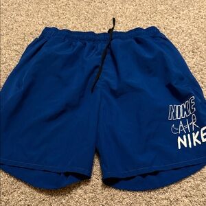 Nike Royal Blue Sports Shorts